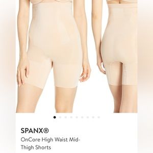 Spanx High Waist Mid Thigh Shorts.